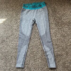 Gymshark Gray and Teal Leggings